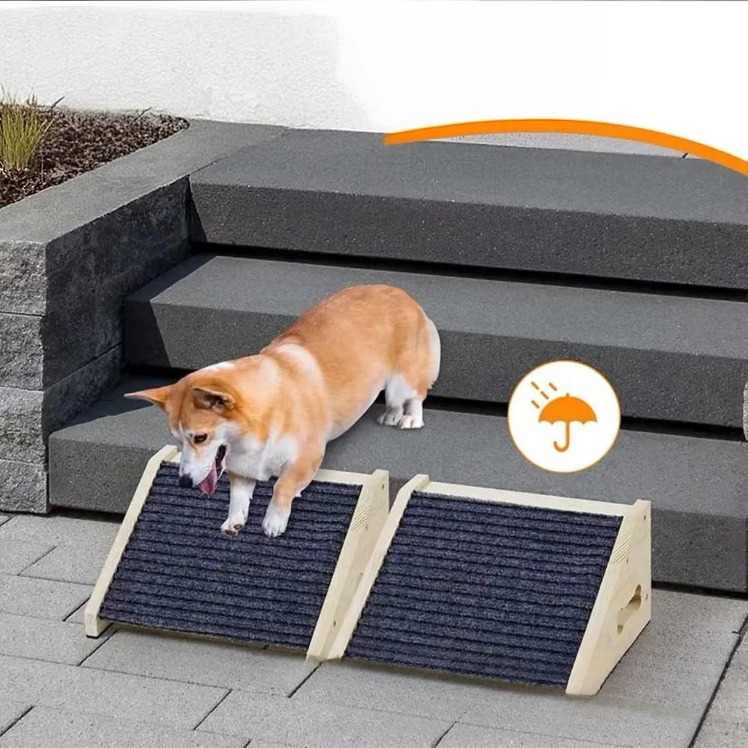 Wooden Dog Stairs Dog Ramps Small Dogs Pets Anti-Skid Steps Bed Pet Ramp Pet Stairs for Dogs 1005011766224888