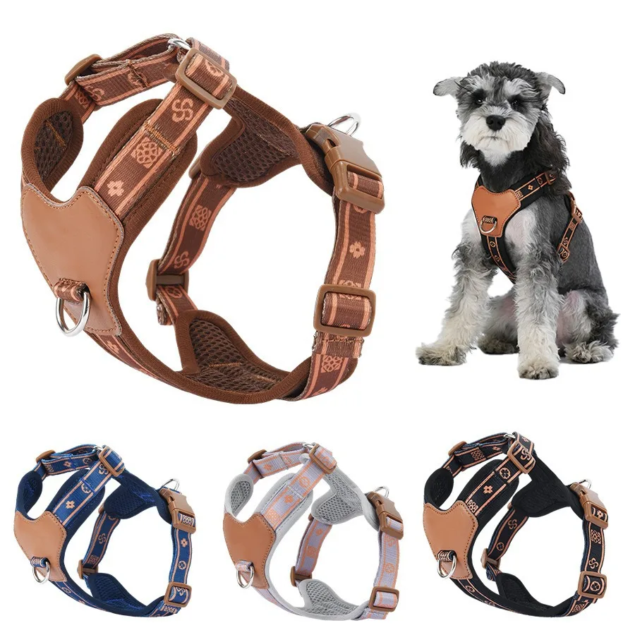 Breathable Reflective Dog Chest Strap Traction Leash for Small to Medium Dogs Pet Harness 1005011767493250