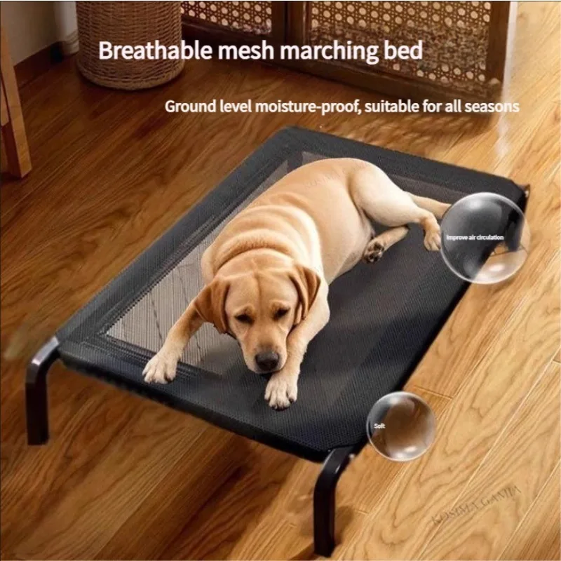Breathable Dog Bed Summer Camping Cot for Large Dogs Elevated Pet Sleeping Kennel with Removable 1005011771770209