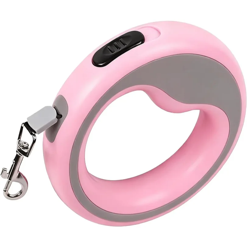 Retractable Dog Lead Heavy-Duty Extendable Dog Leads Strong Nylon Tape Leash One-Handed Brake Lock 1005011772239255