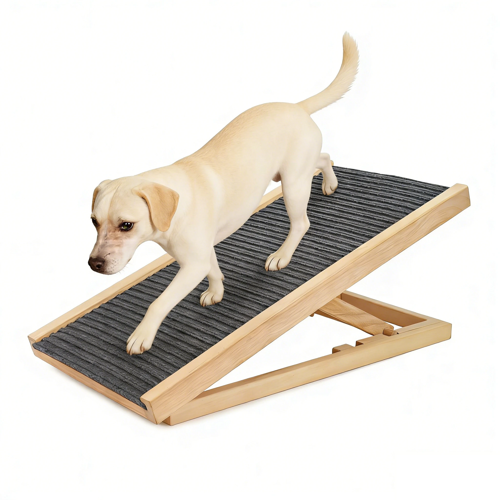 Pet Dog Ladder Wood Dog Ramp Cat Stair Height Adjustable Height Slip Resistance Foldable Pet 1005011773907902