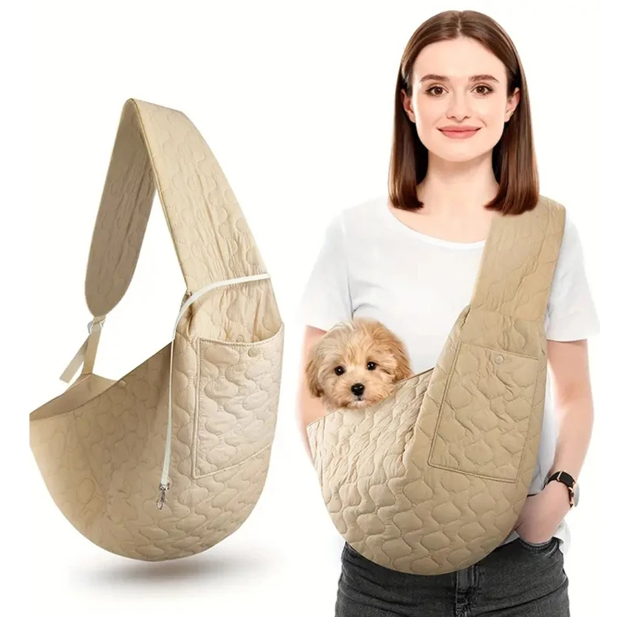 Dog and Cat Carrier Bag; Small Dog Cross-Body Pet Bag; Front-Pack 1005011777823044