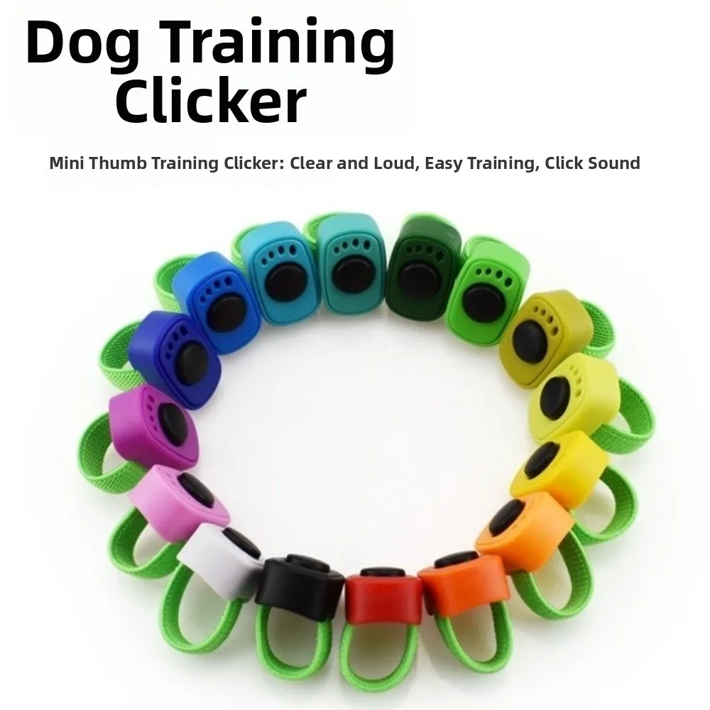 Professional Dog Thumb Training Clickers Lightweight Mini Finger Ring Pet Clicker Trainer No 1005011784198486