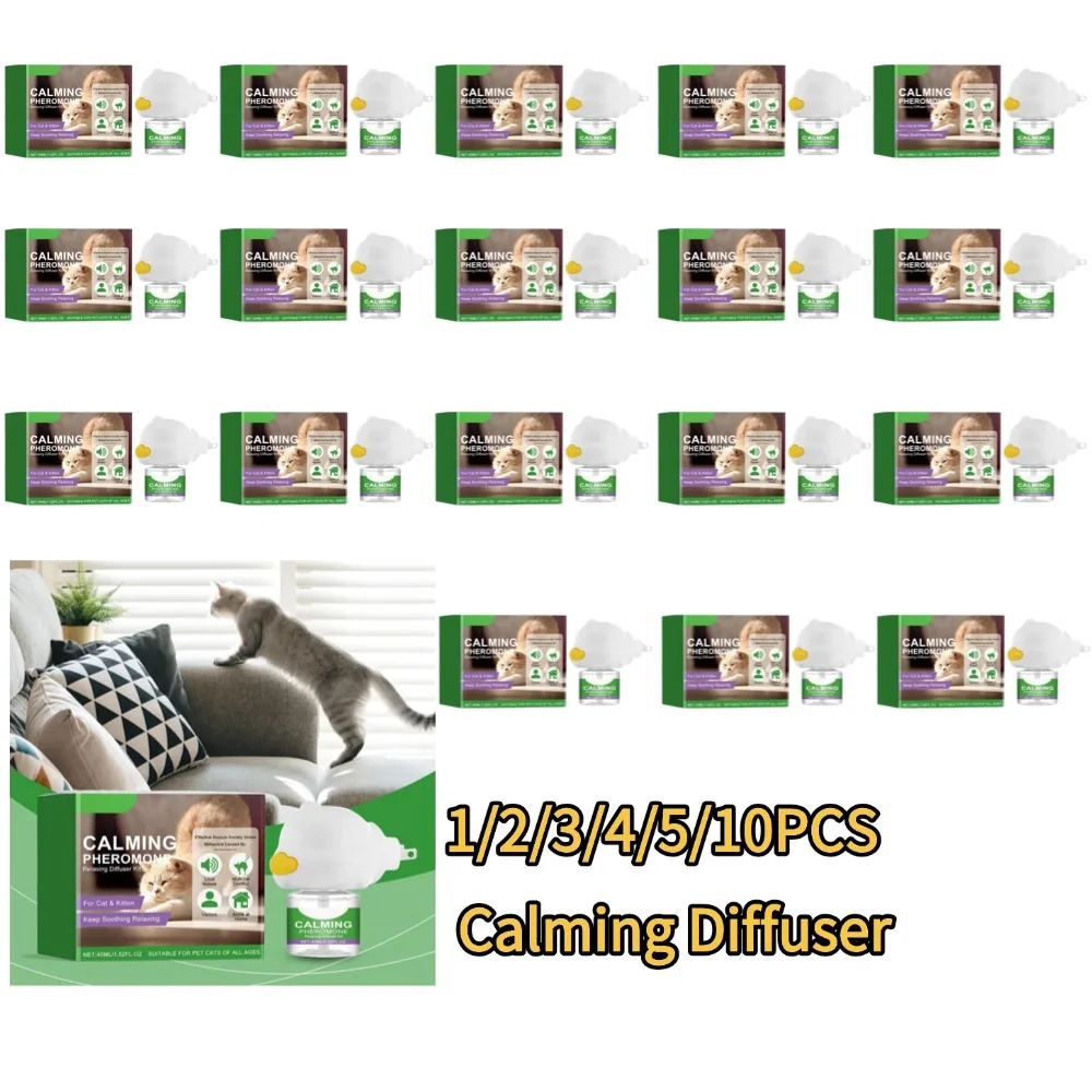 Cat Calming Diffuser Kit Refill Calming Mood Relaxing Anti Anxiety Stress Soothing Comforting Pets 1005011785289098