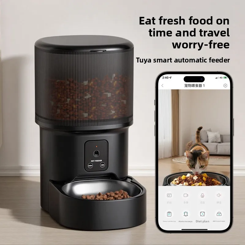 Pet Smart Feeder Timed Feeding Remote Voice Control Home with Video Feeder 1005011787909935