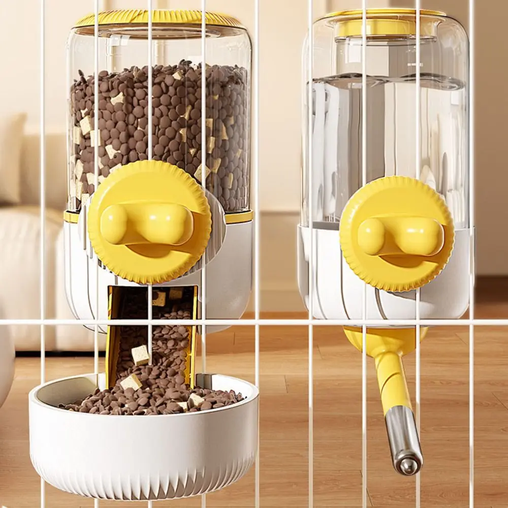 Detachable Hanging Automatic Pet Feeder Tip-proof Leak-proof Cage Hanging Water Dispenser Large 1005011789806670