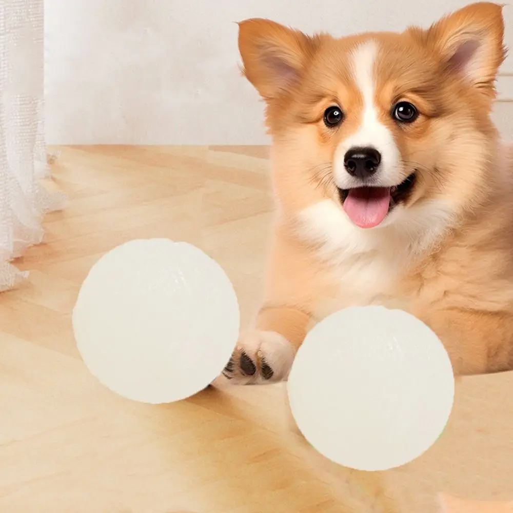 2Pcs Durable TPR Dog Relief Toys Bite Resistant Teething Dog Toys Balls Luminous Dog Training Toy 1005011789906208