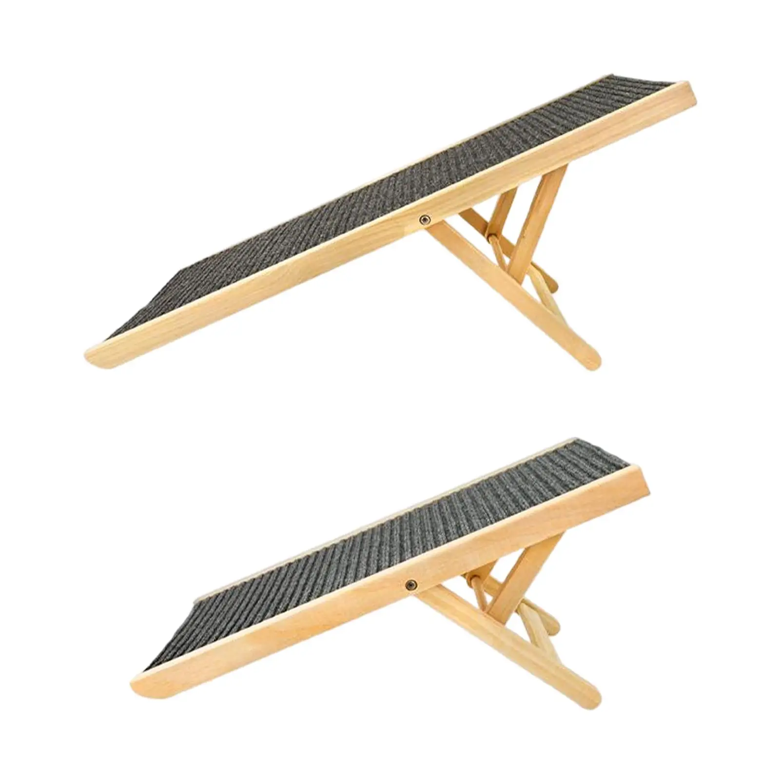 Pet Ladder Adjustable Pets Safety Ramp Non Slip Portable Foldable Wooden Dog Ramp for Sofa Couch 1005011791706850