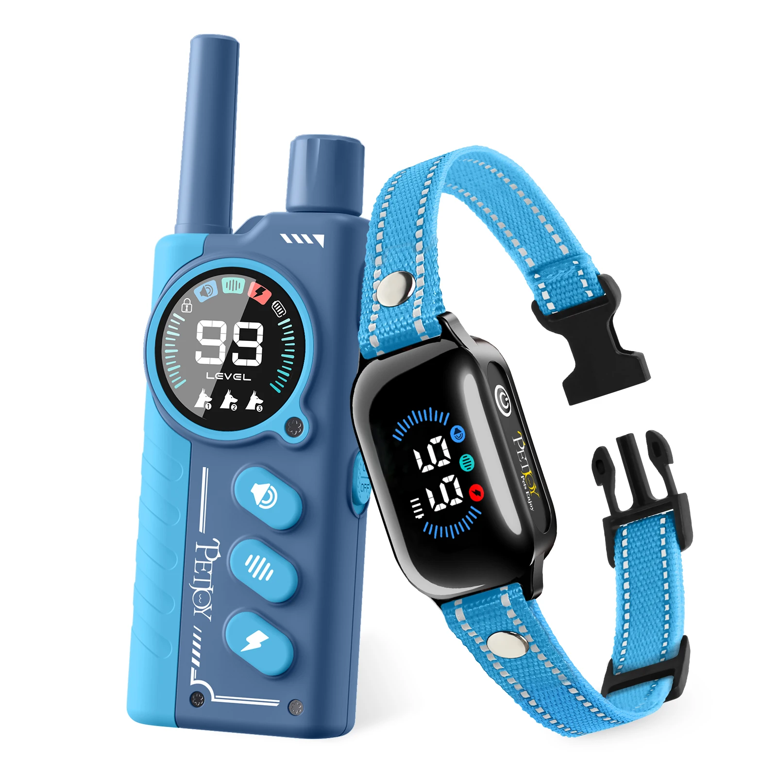 Dog Training Collar With Lockable Shock 3200FT Remote Waterproof Electric Collar for Pet with Beep 1005011797268099