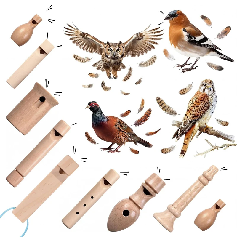 Wooden Bird Call Whistle Musical Noisemaker Fun Outdoor Exploration Education Kids Birthday Party 1005011797754992