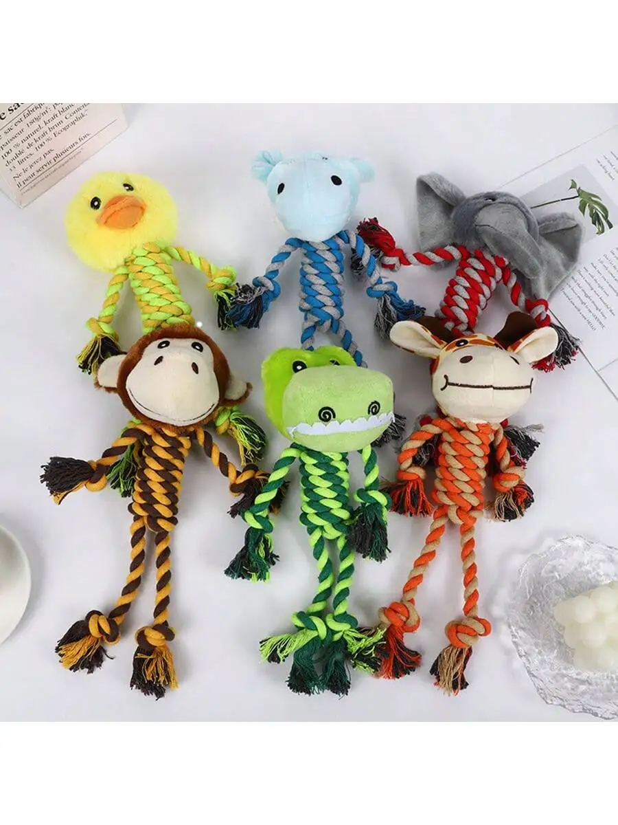 A Cotton Rope Pet Plush Toy, Durable and Bite-Resistant 1005011799839824