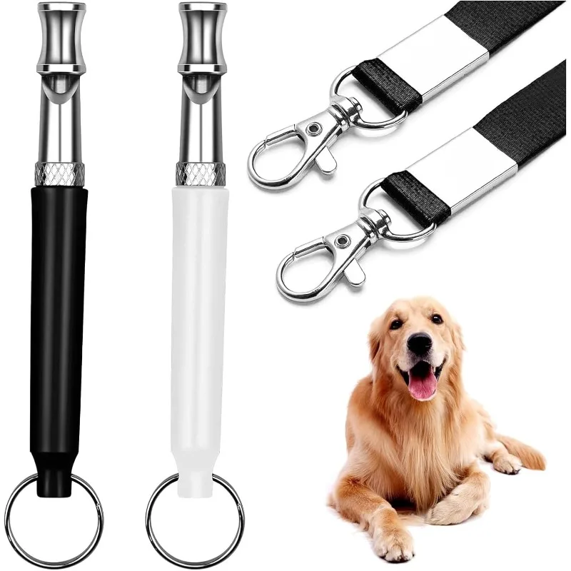 2Pcs Dog Training Whistle, Dog Whistles for Recall, Ultrasonic Stop Barking Silent 1005011803444441