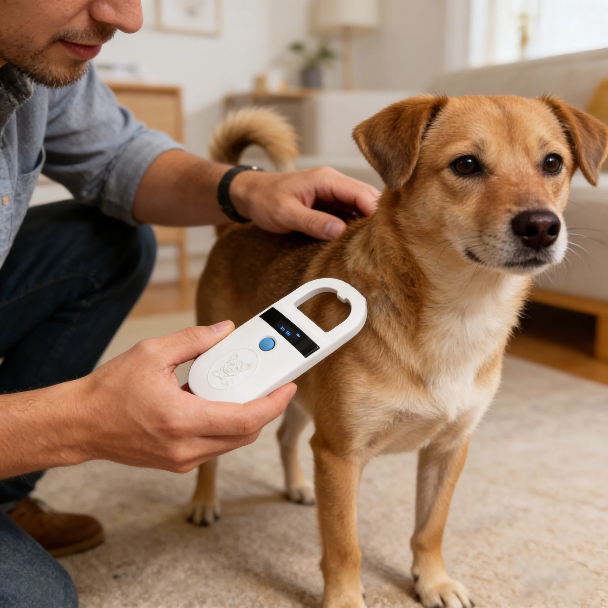 190A Pet Microchip Scanner Handheld 134.2KHz 125kHz RFID Reader FDX-B USB Bluetooth Animal Chip Tag 1005011811846170