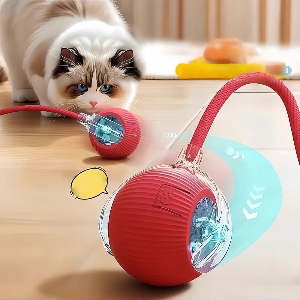 Dog Toy Automatic Dog Walking Ball Self-Happy Relieving Boredom Pet Electric Puppy Bite-Resistant 1005011811903340