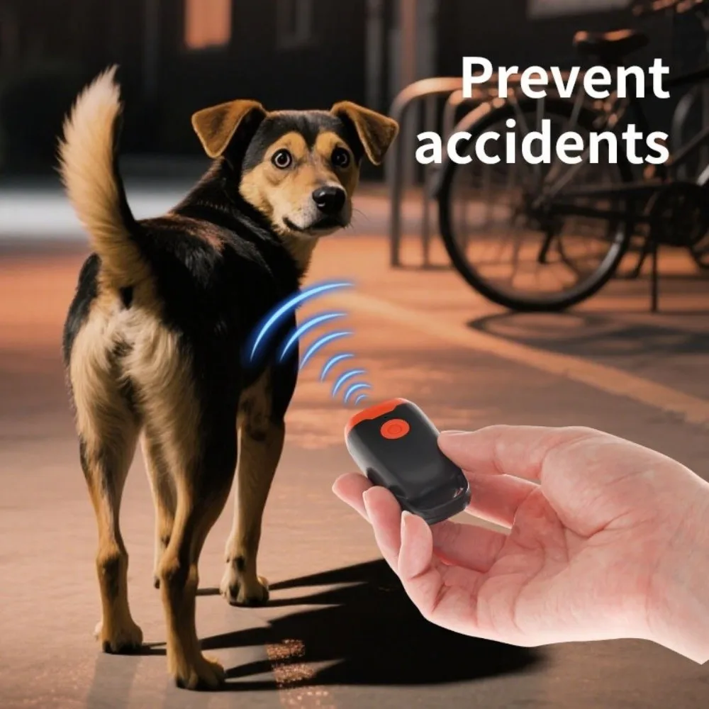 Smart Ultrasonic Dog Repeller LED Light Safe Bark Deterrent Device Anti Bite Handheld Dog Removal 1005011812458325