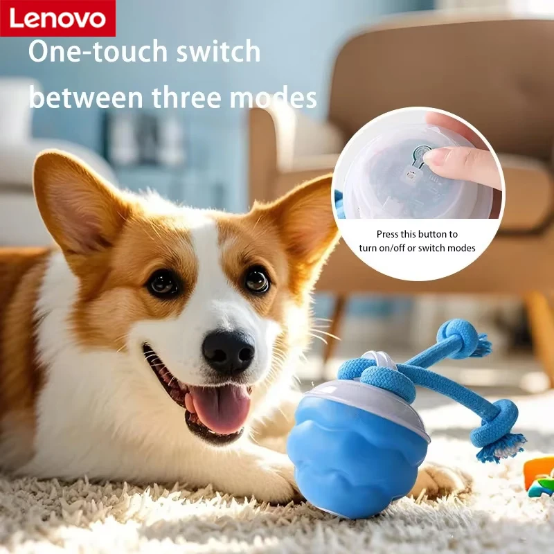 Lenovo Intelligent Fetch Exercise Toy for Small Medium Dogs Indoor Play Smart Dog Toy Ball 1005011812640832