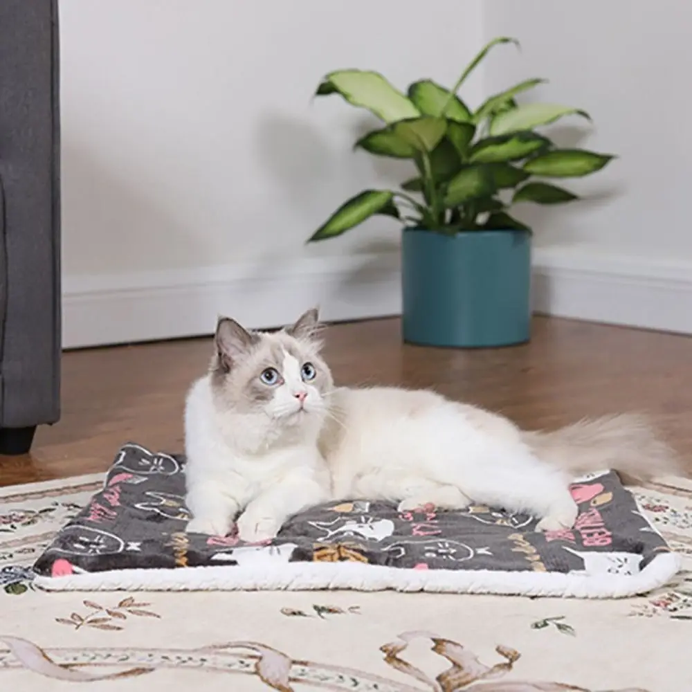 Dog Mattress Cartoon Pet Sleeping Mat Self Heat Comfortable Blanket Warm Soft Sofa Cushion Autumn 1005011814418499