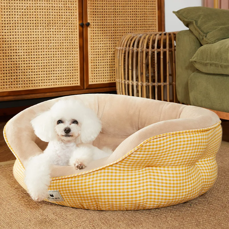Autumn Winter Warm Pet Bed Small Dog Cat Kennel Soft Plush Sofa Mat Cozy Sleeping Pad for Teddy 1005011816029230