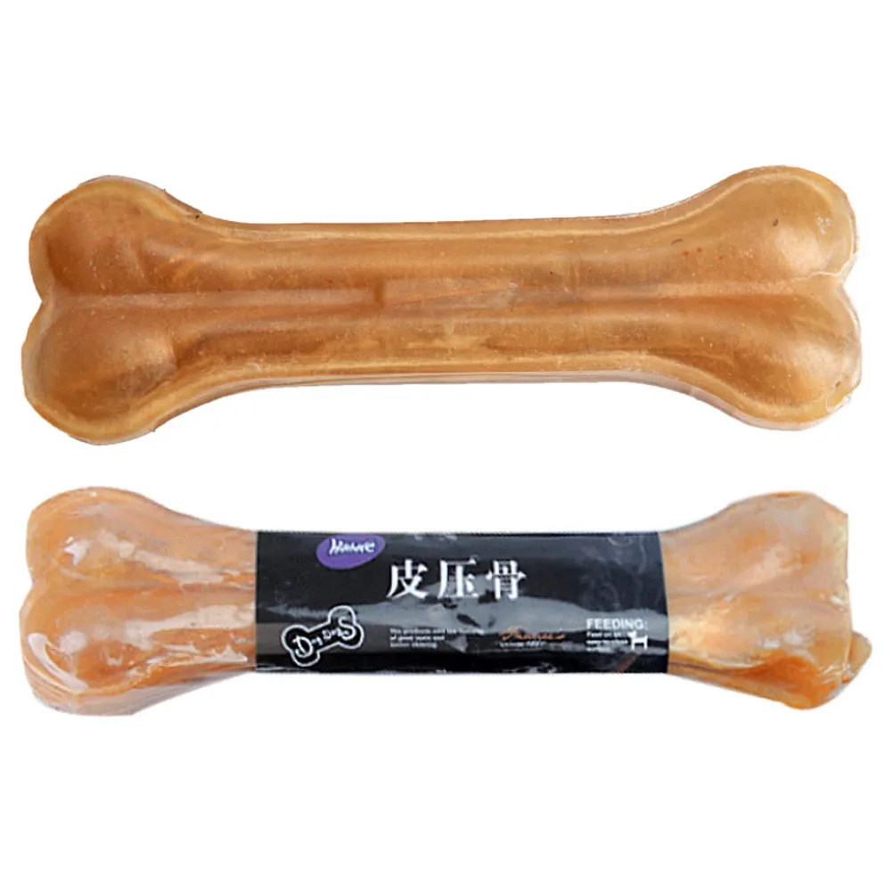 Small Dog Compressed Rawhide Bones Chew Teething Chewing Chews for Puppies Pet (5 Inch) 1005011817622041
