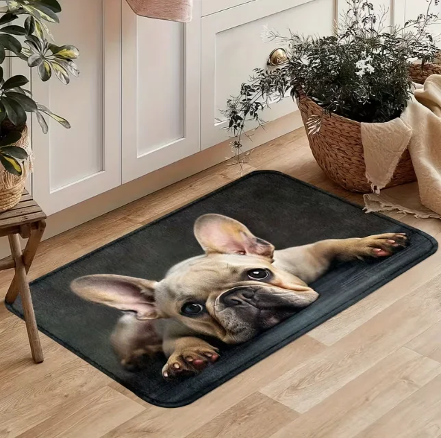 Cute Dog French Bulldog Doormat Is Perfect for Spring and Holiday Decoration and Gifts Camping 1005011818421370