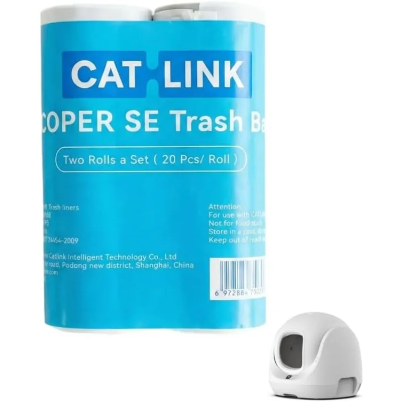 CATLINK Trash Bag Only for Scooper-Se and SE Lite Cat Litter Box 1005011820346492