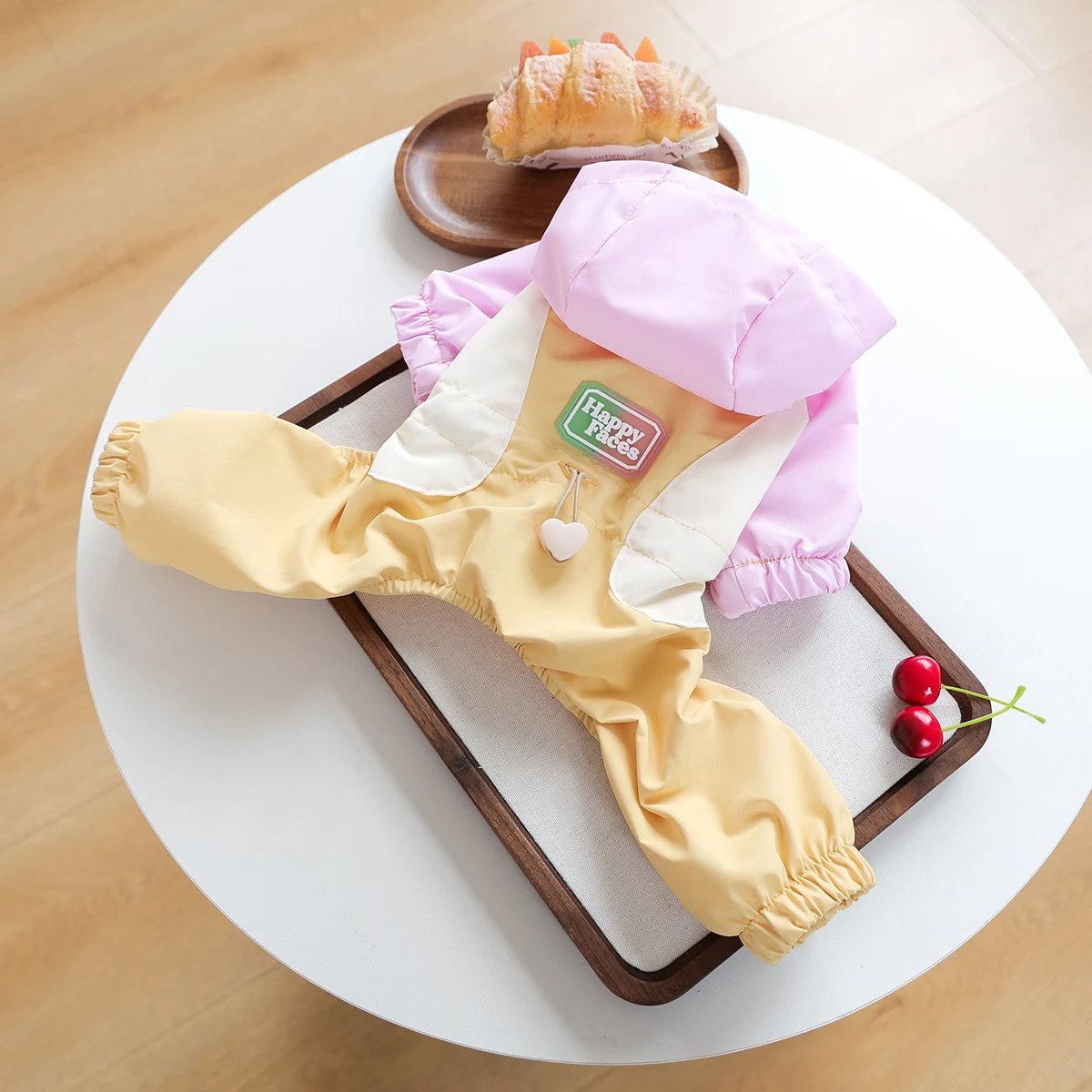Pet Dog Clothes Vitality Four-Legged Jacket Yellow and Purple Going Out Handsome Jumpsuit Suitable 1005011820982289