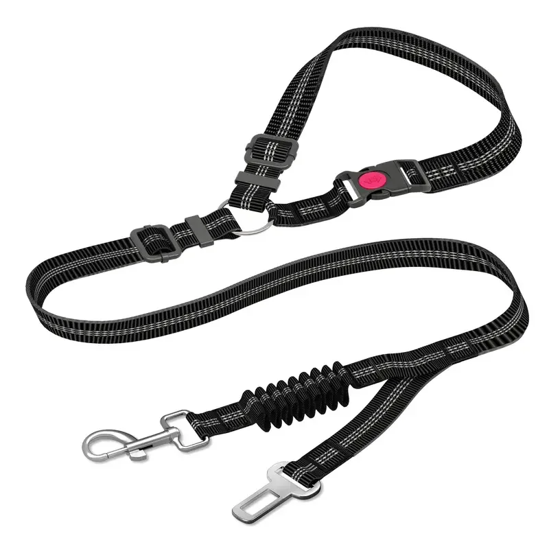 Dog Seat Belt, Updated Dual-Use Dog Seatbelt for Vehicle Headrests, Dog Car Leash 1005011821972577
