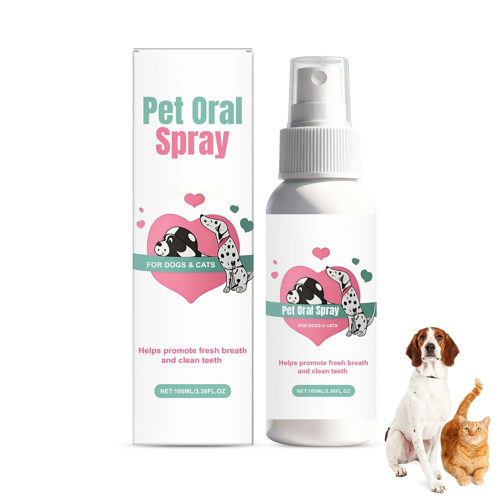 Pet Oral Spray for Cats and Dogs Freshens Breath Cleans Plaque Protects Gums Teeth Health-Care 1005011823838810