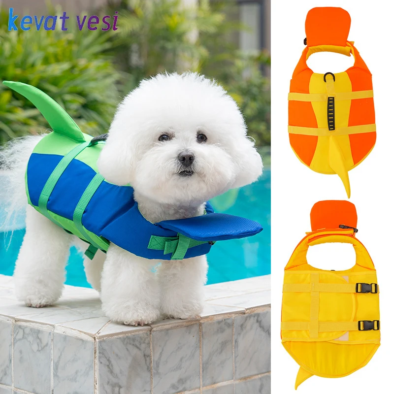 Summer Dog Life Jacket Portable Towable Dog Swimming Suit Breathable Dog Swimming Vest Waterproof 1005011826221188