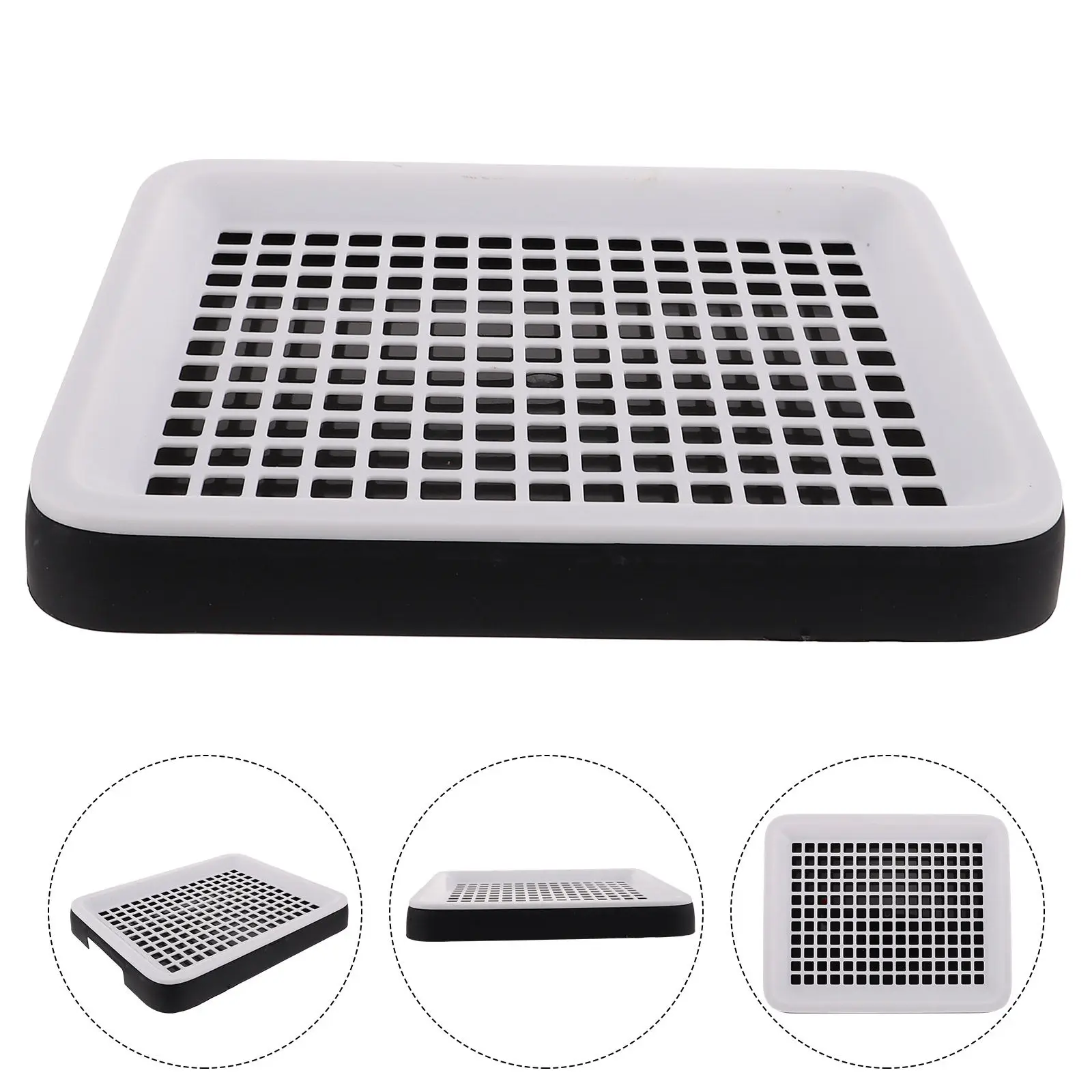 Rabbit Potty Bunny Trainer Toilet Cage Litter Box Fixed Lock Design Non-Slip Thick Bottom Net Small 1005011828147881