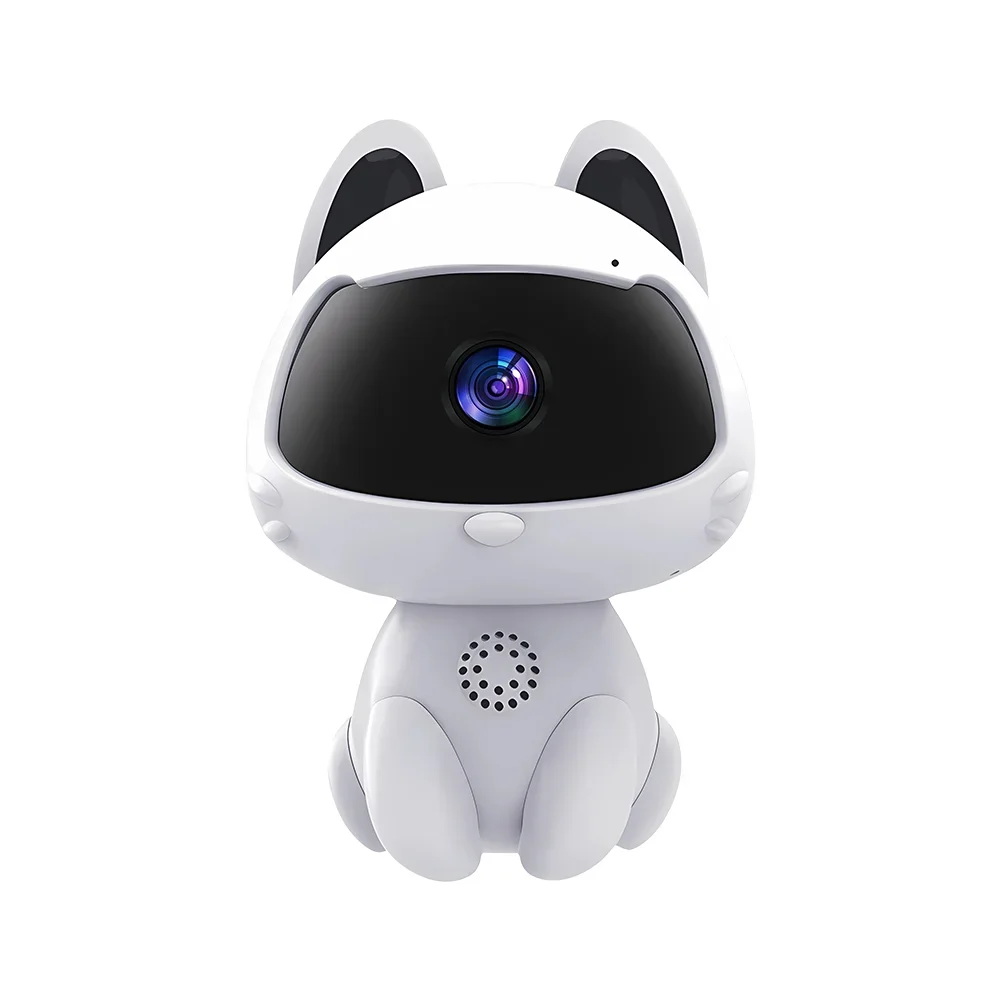 Wifi Camera Indoor V380 Animal Cat Shape HD 1080P Two-way Audio Smart Night Vision Baby Monitor 1005011831019264