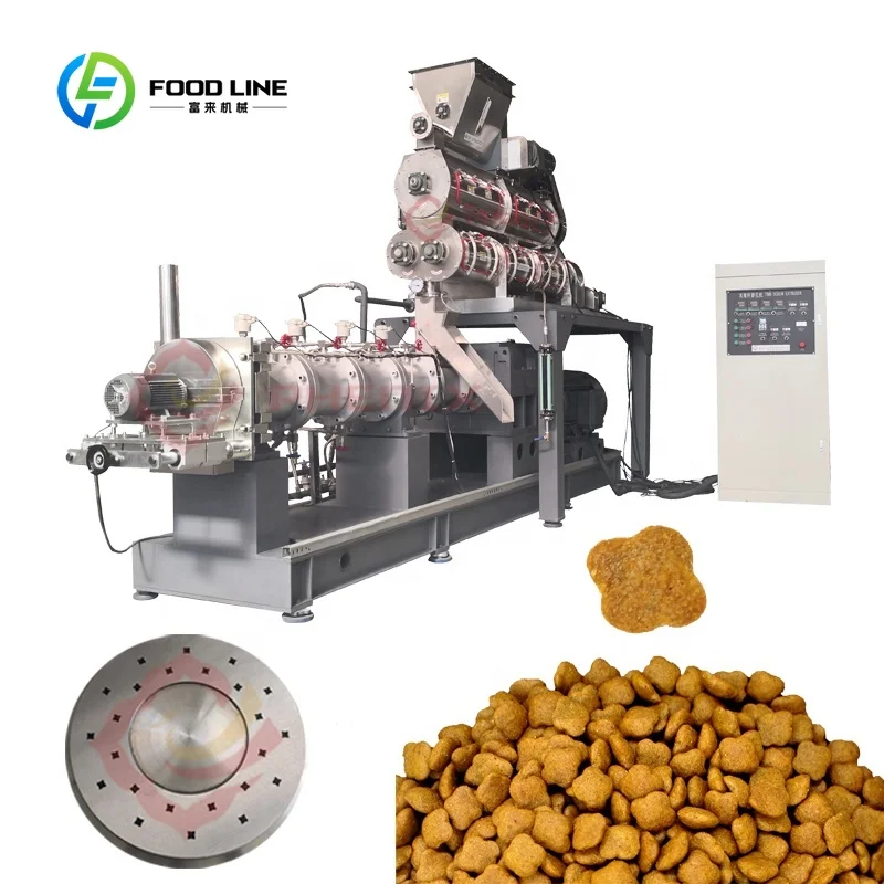 Customized Full Automatic Pet Feed Production Line Pet Food Machinery Manufacturers Dog Cat Food 1005011834357438
