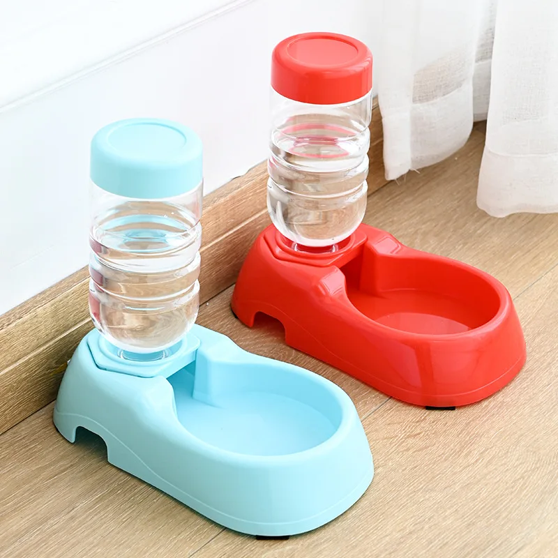 Automatic Pet Water Feeder Dispenser, 2 in 1 Dog Cat Food Bowl Water Fountain 1005011835674619