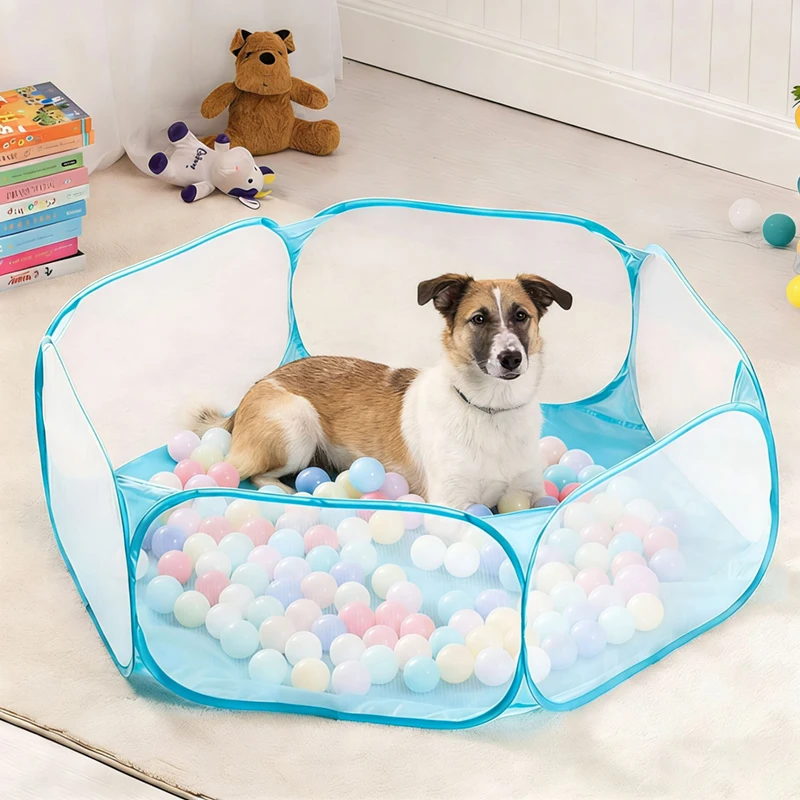 Ball Pit for Pet Dog Cat Ball Pool Foldable Portable Play Dogs Indoor Outdoor Puppy (1.2M) 1005011841332944
