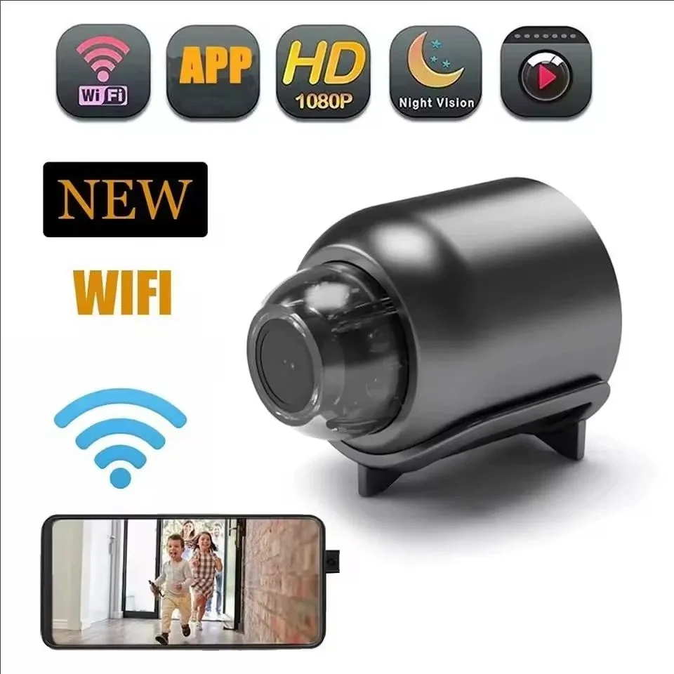 1080P HD Mini Camera Wifi Wireless HD Night Vision Camera Home X5 Remote Camera Kids Pet Safety 1005011841376649