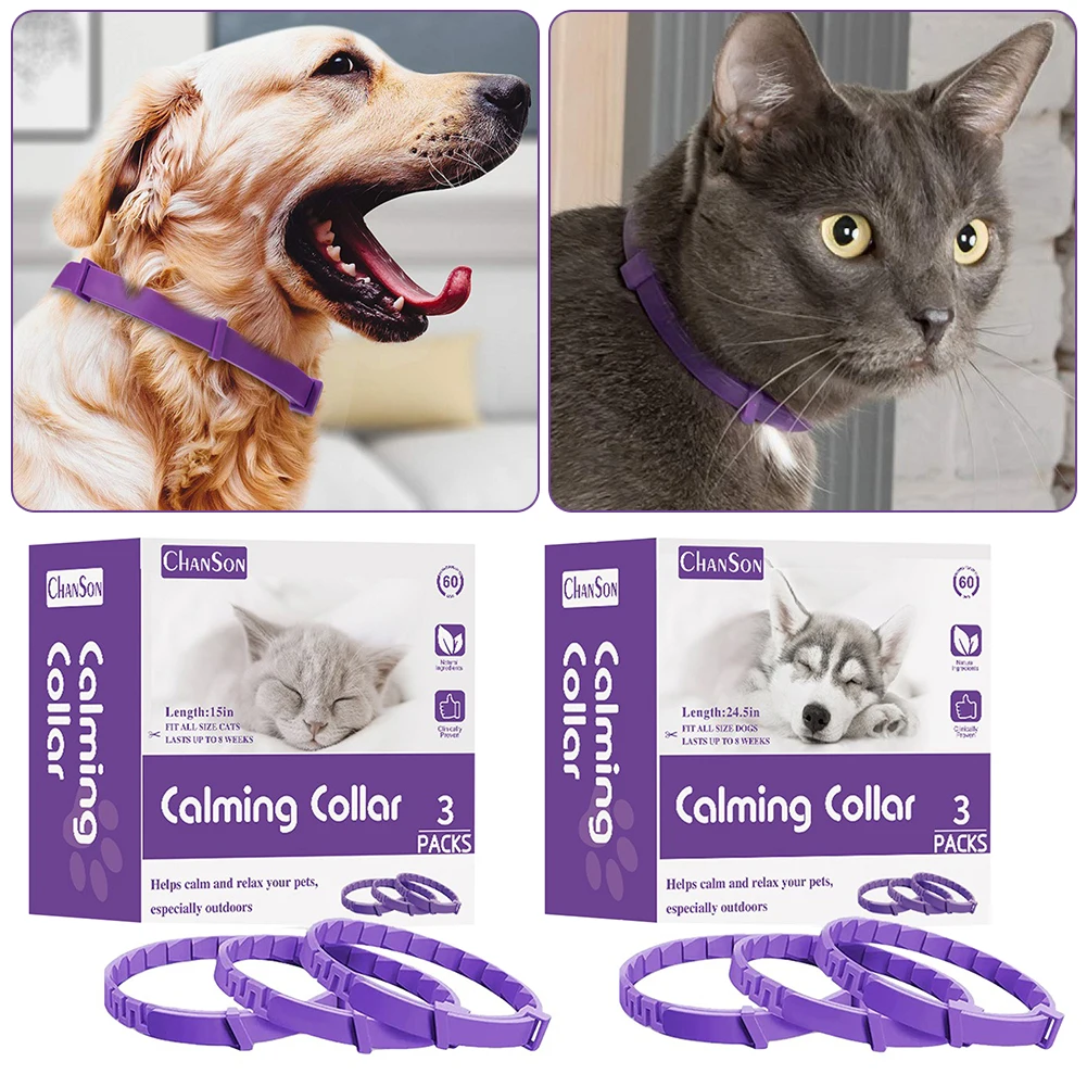 Dogs Calming Pheromones Collar Relieve Reduce Anxiety Stress Adjustable Relaxing Comfortable 1005011841520679