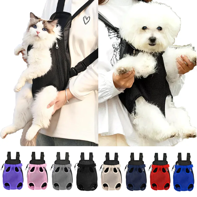 Portable Dog Cat Backpack Carrier Breathable Pet Travel Tote Outdoor Bag for Pup Kitty Carrying 1005011845809230
