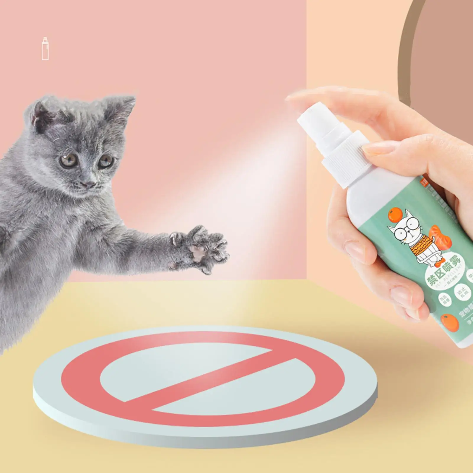 Cat Deterrents Spray Cat Spray Anti-Scratch for Furniture Sofas Curtains Plants Behavior (100ML) 1005011846264542