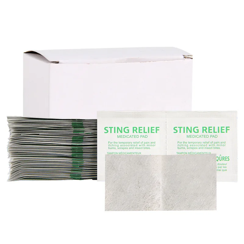 Disposable Insect Bite Sting Relief Wipes Anti-Itch Patches Antiseptic Pain Skin Care First Aid 1005011849097862