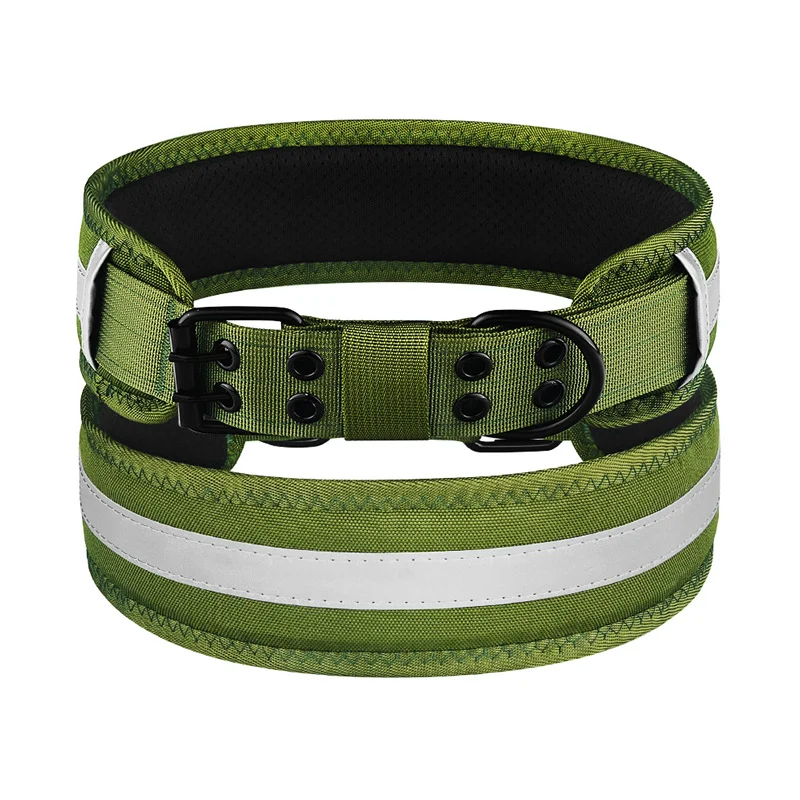 Reflective Solid Color Dog Collar Polyester Breathable & Comfortable 1005011849328479