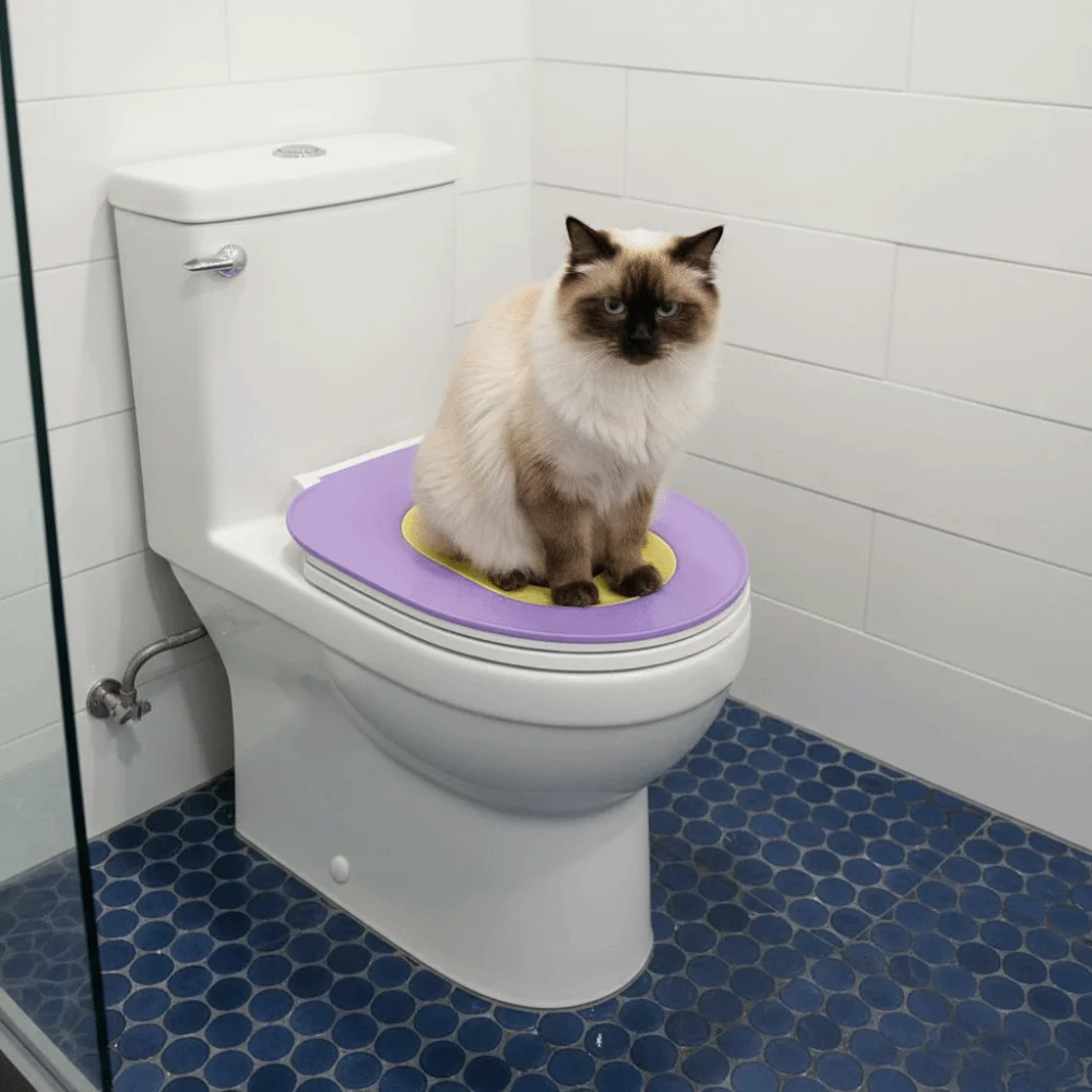 Portable Pet Toilet Trainer Removable Non-Slip Cat Seat Washable Weight-Supporting Training System 1005011849435864