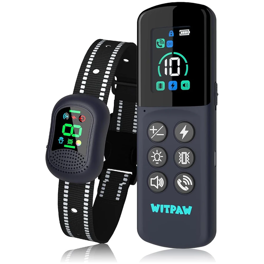 Dog Training Collar Waterproof Rechargeable Remote Control Pet with LCD Display for All Size Shock 1005011860445892