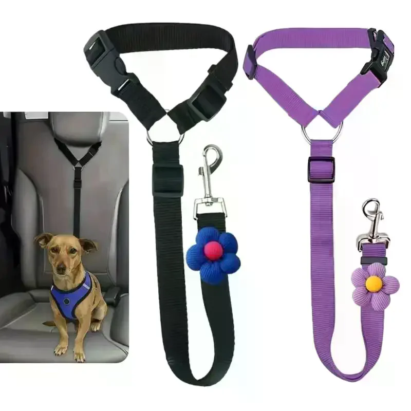 Dog Seat Belt For Vehicle Secure, Pet Car Tether Safety Leash For Dogs In Vehicles 1005011860535403