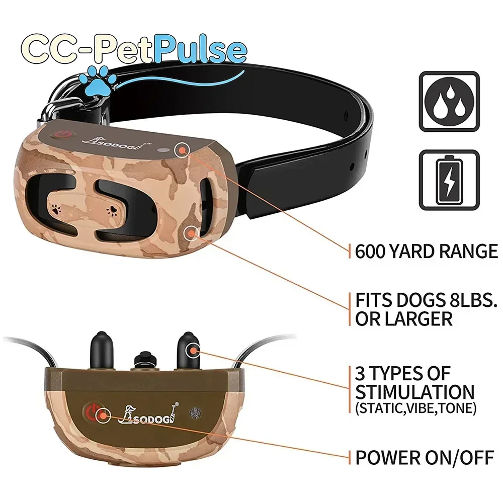 CC-PetPulse Dog Training Collar Bark Stopper 1005011866348187