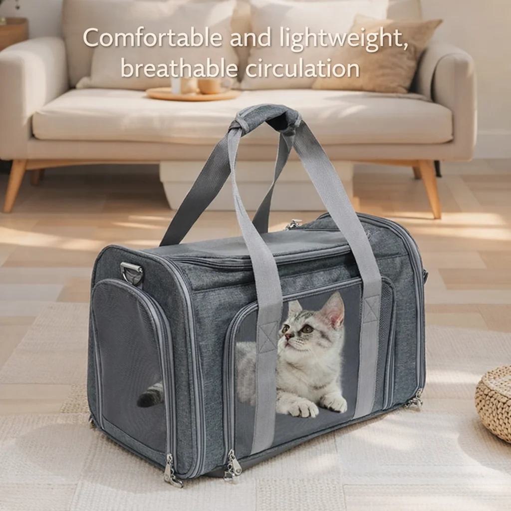 Foldable Pet Carrier Bag Breathable Cat Travel Carrier Portable Soft Pet Transport Bag for Small 1005011870471030