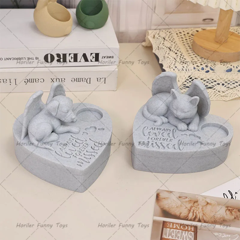 Dog/Cat Urns Memorial Gifts Commemorate Funeral Cremation Urn Box Dog Hair and Teeth Storage Pets 1005011872001817