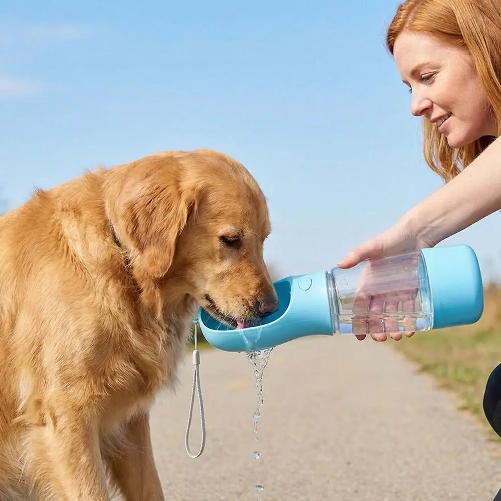 Travel Pet Cup 3 in 1 Outdoor Companion Leak Proof Portable Dog Water Bottle Plastic Food Dispenser 1005011874822638