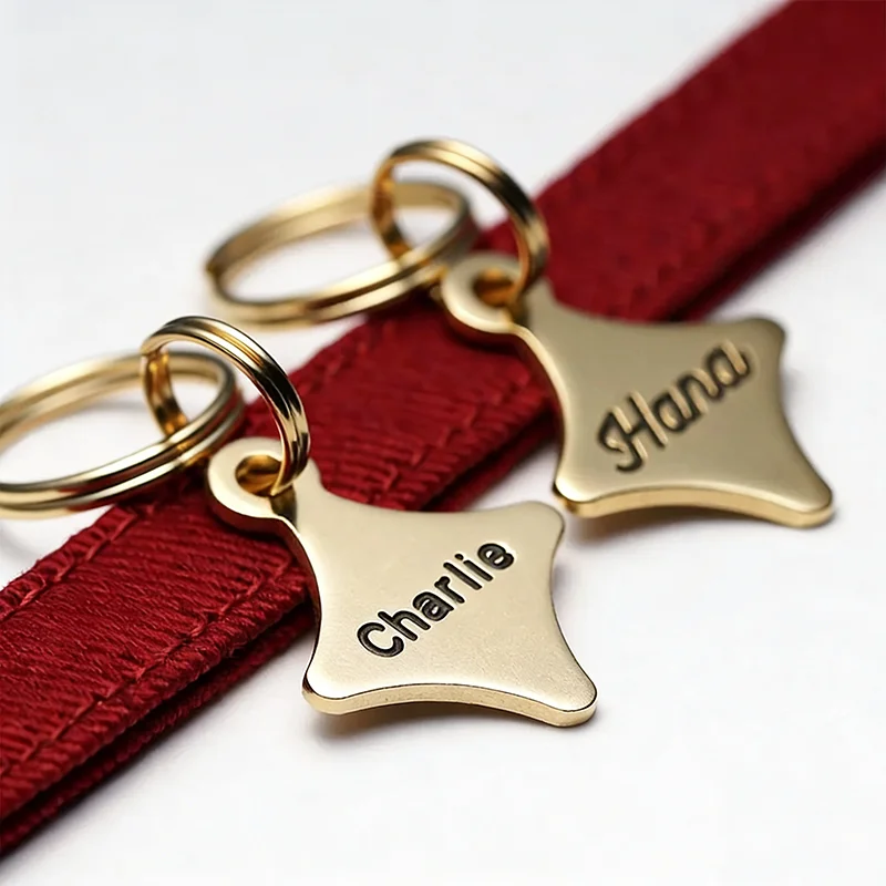 Flashing Stainless Steel Cat Identification Tag, Personalized Engraved Pet Name Tag 1005011878825415