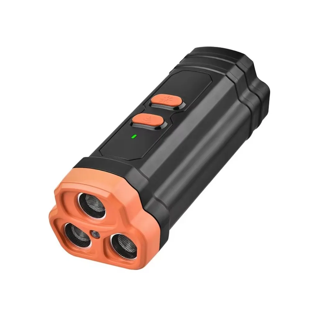 Handheld Ultrasonic Dog Bark Deterrent Portable with Light Repeller Rechargeable Anti Barking 1005011879071009