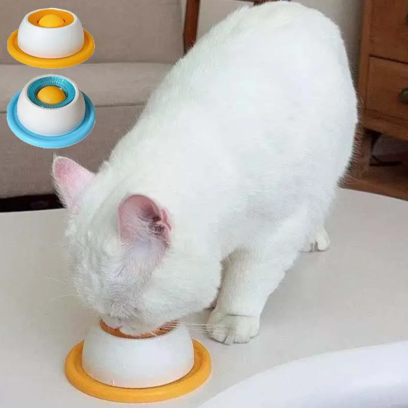 Cat Food Bowl Hidden Drinking Water Cute Eating Self-Entertainment Slow Dog Pet Accessories 1005011880850583